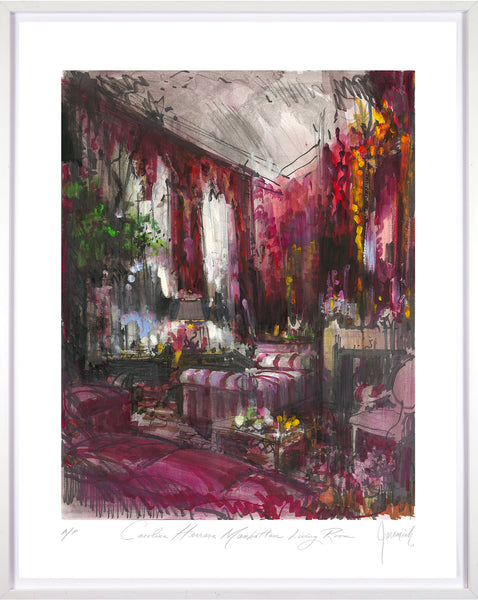 Carolina Herrera Manhattan Living Room