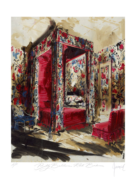 Billy Baldwin "Red" Bedroom