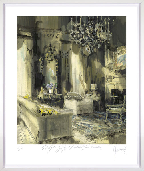 Sir John Gielgud London Sitting Room